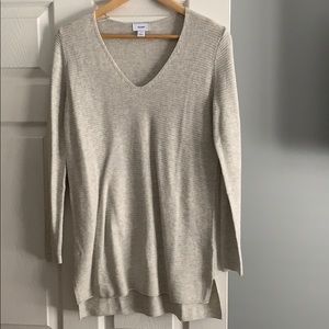 Light silver long sweater